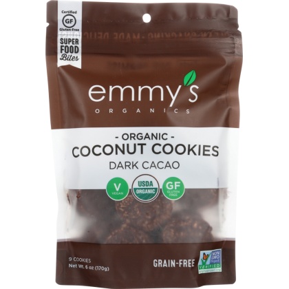 EMMYSORG: Dark Cacao Macaroons, 6 oz