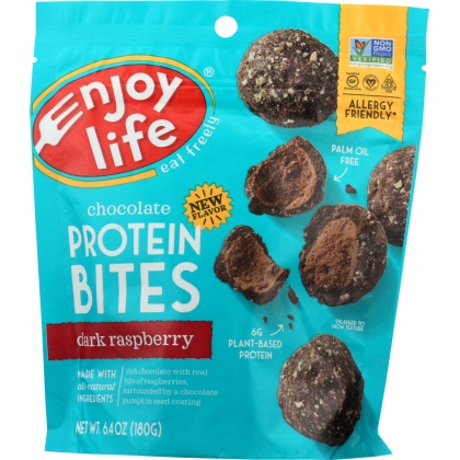 ENJOY LIFE: Dark Raspberry Protein Bites, 6.4 oz