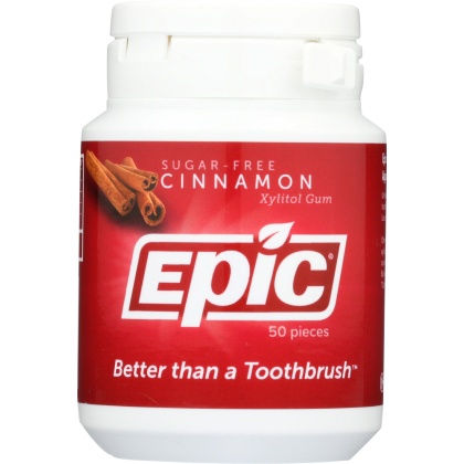 EPIC DENTAL: Gum Cinnamon Xylitol, 50 pc