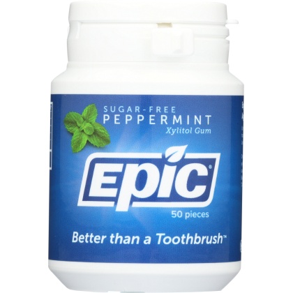 EPIC DENTAL: Gum Spearmint Xylitol, 50 pc