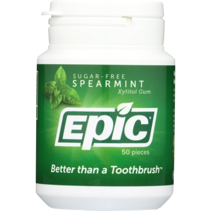 EPIC DENTAL: Gum Spearmint Xylitol, 50 pc