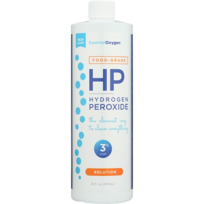 ESSENTIALOXYGEN: Hydrogen Peroxide 3% USP, 16 oz