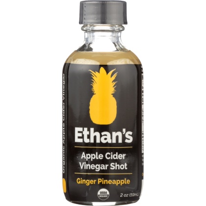 ETHANS: Pineapple Ginger Apple Cider Vinegar Shot, 2 fl oz