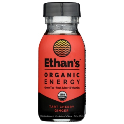 ETHAN\'S: Tart Cherry Ginger Organic Energy Shot, 2 fo