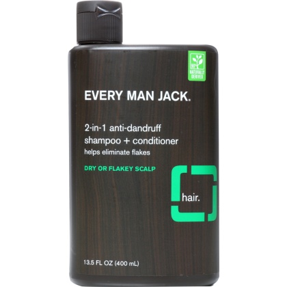 EVERY MAN JACK: 2 in 1 Anti Dandruff Shampoo, 13.5 oz