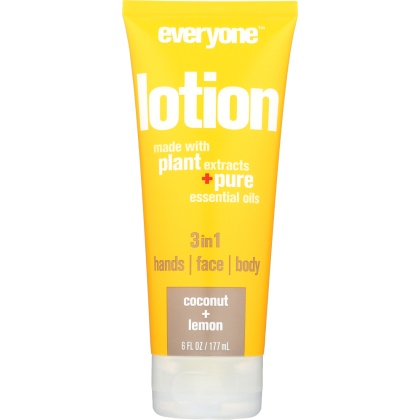 EVERYONE: 3 in 1 Lotion Coconut & Lemon, 6 oz