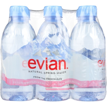 EVIAN: Spring Water 6 Pack, 1.98 lt