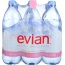 EVIAN: Spring Water 6 Pack, 6 lt