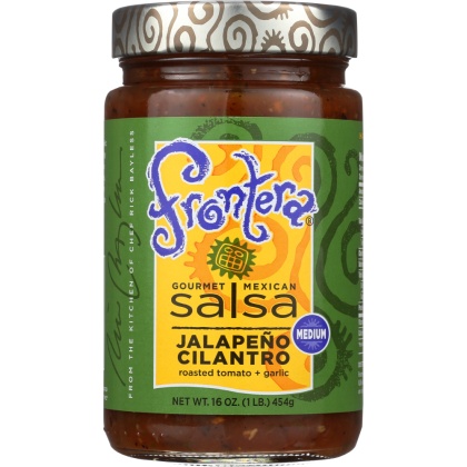 FRONTERA MEXICAN SALSA: Medium Jalapeno Cilantro, 16 oz