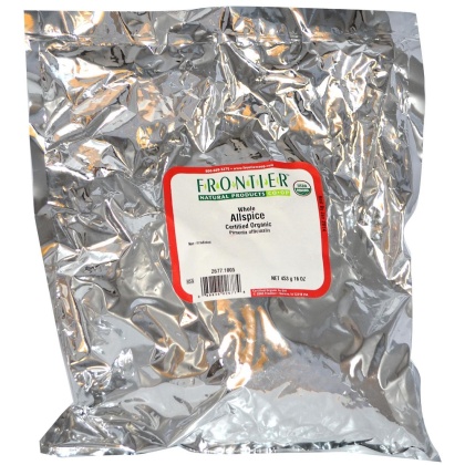 FRONTIER HERB: Organic Allspice Whole, 16 oz