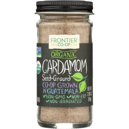 FRONTIER HERB: Organic Cardamom Seed Ground Bottle, 2.08 oz