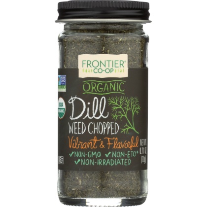 FRONTIER HERB: Organic Dill Weed Chopped Bottle, 0.71 oz