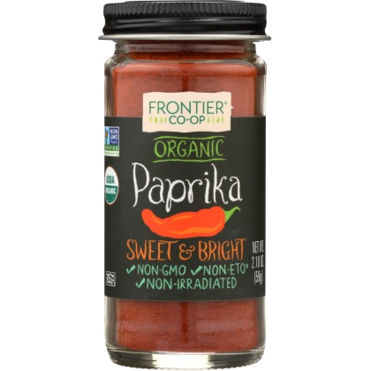 FRONTIER HERB: Organic Ground Paprika Bottle, 2.1 oz