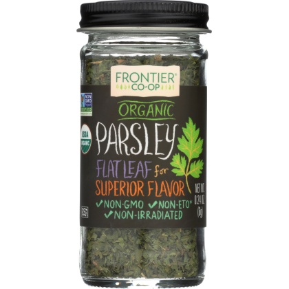 FRONTIER HERB: Organic Parsley Bottle, 0.24 oz