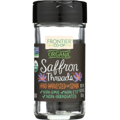 FRONTIER HERB: Saffron Threads Bottle, 0.018 oz