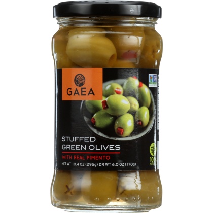 GAEA NORTH AMERICA: Stuffed Olives Pimento, 6 oz