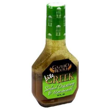 GAZEBO ROOM: Greek Lite Salad Dressing & Marinade, 16 oz