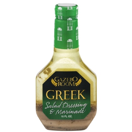 GAZEBO ROOM: Greek Salad Dressing and Marinade, 16 oz