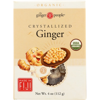 GINGER PEOPLE: Ginger Crystallized Organic, 4 oz