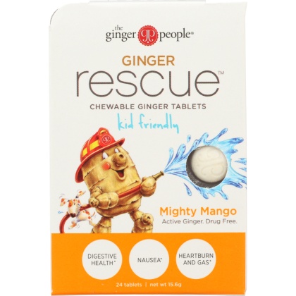 GINGER PEOPLE: Ginger Rescue Mighty Mango, 0.55 oz