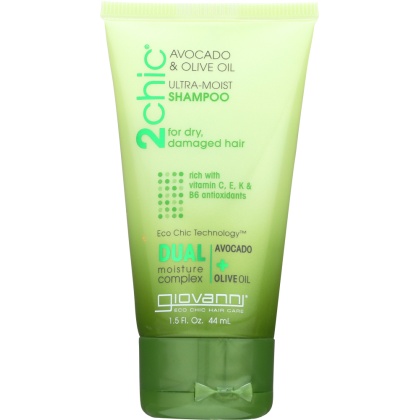 GIOVANNI COSMETICS: 2Chic Avocado and Olive Oil Shampoo, 1.5oz