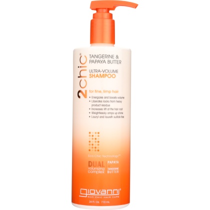 GIOVANNI COSMETICS: 2Chic Tangerine & Papaya Butter Ultra-Volume Shampoo, 24 oz