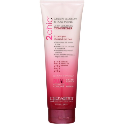 GIOVANNI COSMETICS: 2chic Ultra-Luxurious Conditioner Cherry Blossom & Rose Petals, 8.5 oz