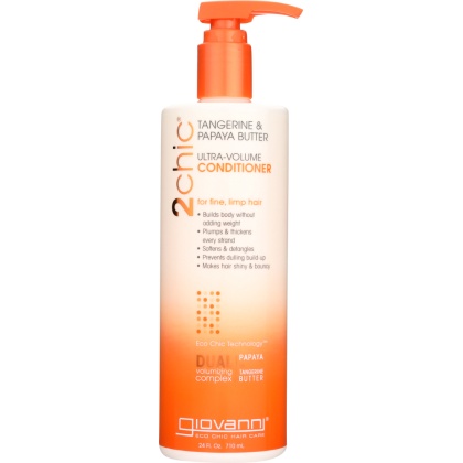 GIOVANNI COSMETICS: 2chic Ultra-Volume Conditioner Tangerine & Papaya Butter, 24 oz