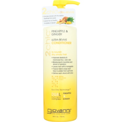 GIOVANNI COSMETICS: Pineapple + Ginger Ultra-Revive Conditioner, 24oz