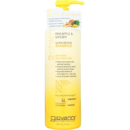 GIOVANNI COSMETICS: Pineapple + Ginger Ultra-Revive Shampoo, 24oz