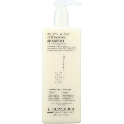 GIOVANNI COSMETICS: Smooth as Silk Deep Moisture Shampoo, 24 oz