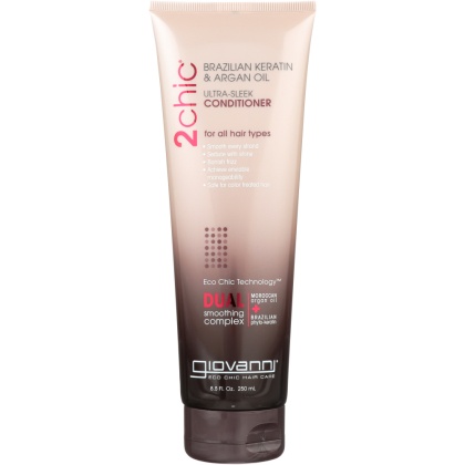 GIOVANNI COSMETICS: Ultra-sleek Conditioner Brazilian Keratin & Argan Oil, 8.5 oz