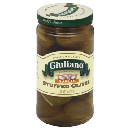 GIULIANO: Garlic Stuffed Olives, 7 oz