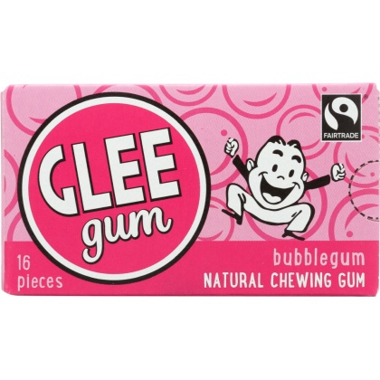 GLEE GUM: All Natural Bubble Gum, 16pcs