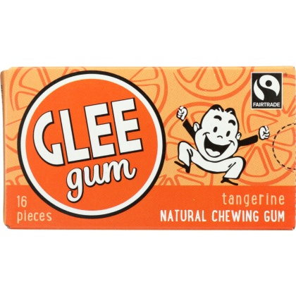 GLEE GUM: Tangerine Gum, 16pcs