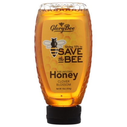 GLORY BEE: Save The Bee Honey, 16 oz