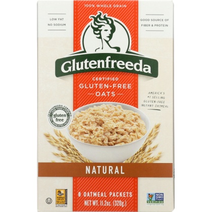 GLUTENFREEDA: Gluten Free Instant Oatmeal Natural, 11.2 oz