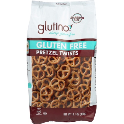 GLUTINO: Gluten Free Pretzel Twists, 14.1 oz