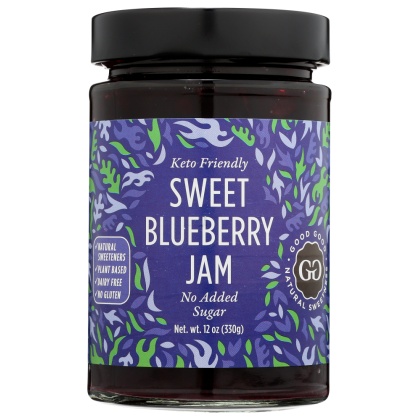 GOOD GOOD: Sweet Blueberry Jam, 12 oz