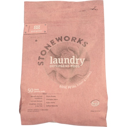 GRABGREEN: Stoneworks Laundry Detergent Rose Petal, 1.65 lb