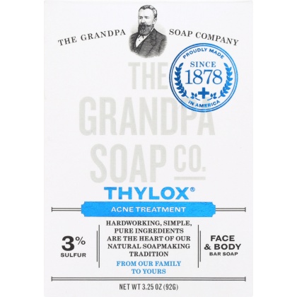 GRANDPA\'S: Bar Soap Thylox Acne Treatment with Sulfur, 3.25 oz