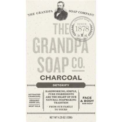 GRANDPAS: SOAP BAR CHARCOAL (4.250 OZ)