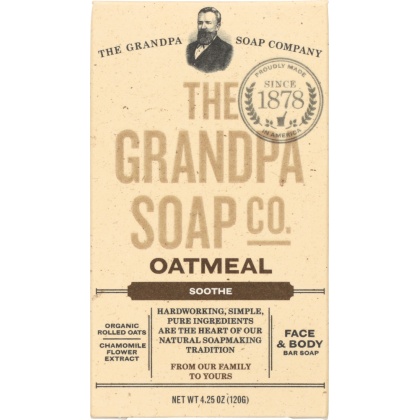 GRANDPAS: SOAP BAR OATMEAL (4.250 OZ)