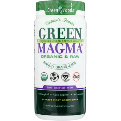 GREEN FOODS: Green Magma Barley Grass Juice Powder, 5.3 oz