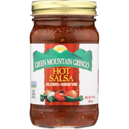 GREEN MOUNTAIN GRINGO: Salsa Hot, 16 Oz