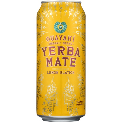 GUAYAKI: Organic Yerba Mate Lemon Elation, 15.5 oz