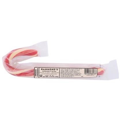 HAMMOND\'S: Organic Cinnamon Candy Cane, 1.75 oz