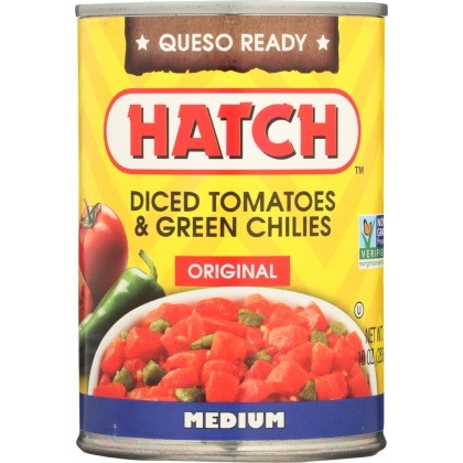 HATCH: Diced Tomatoes & Green Chilies Original Medium, 10 oz