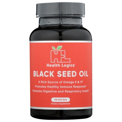 HEALTH LOGICS: Black Cumin Seed Oil, 100 softgels