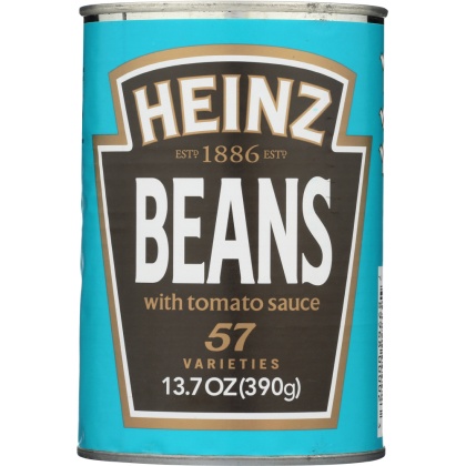 HEINZ: Beans with Tomato Sauce, 13.7 Oz